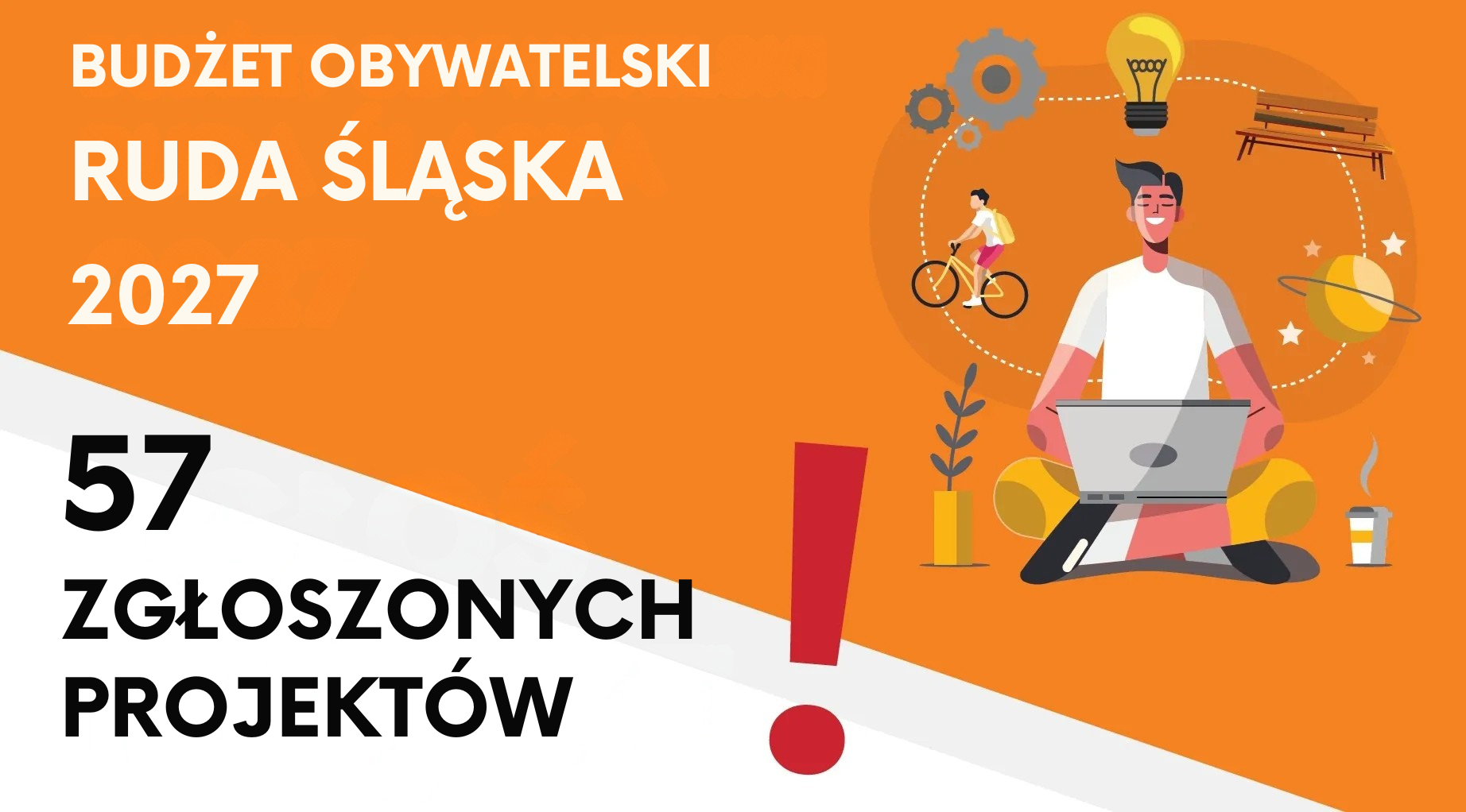 Plansza dotycząca budżetu obywatelskiego.
