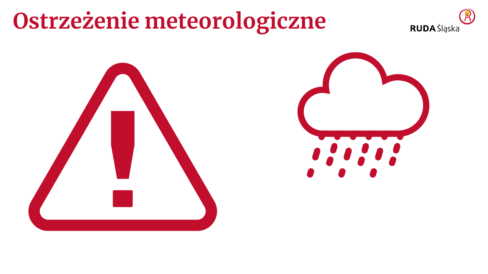 Ostrzeżenie przed silnym deszczem