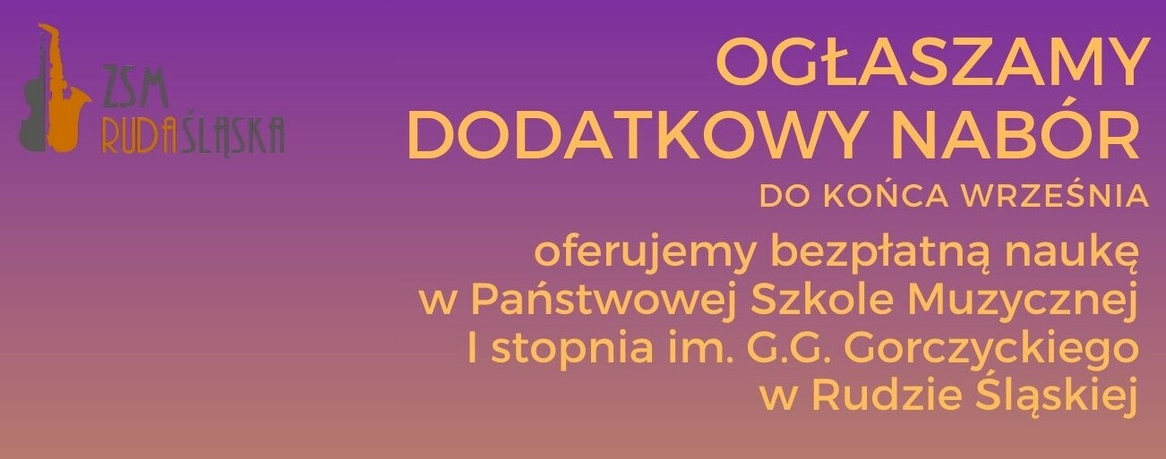 grafika z informacją o dodatkowym naborze
