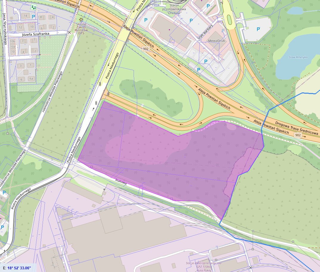 mapka planu zagospodarowania przestrzennego