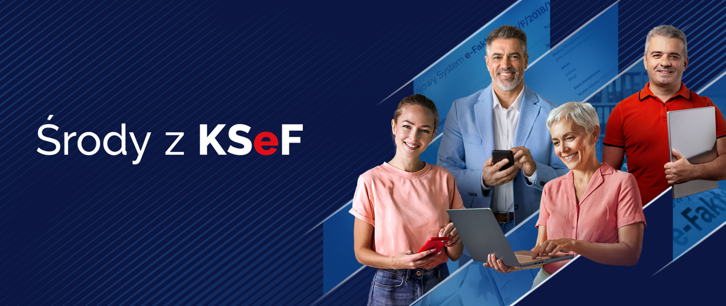 logo środy z Krajowym Systemem e-Faktur