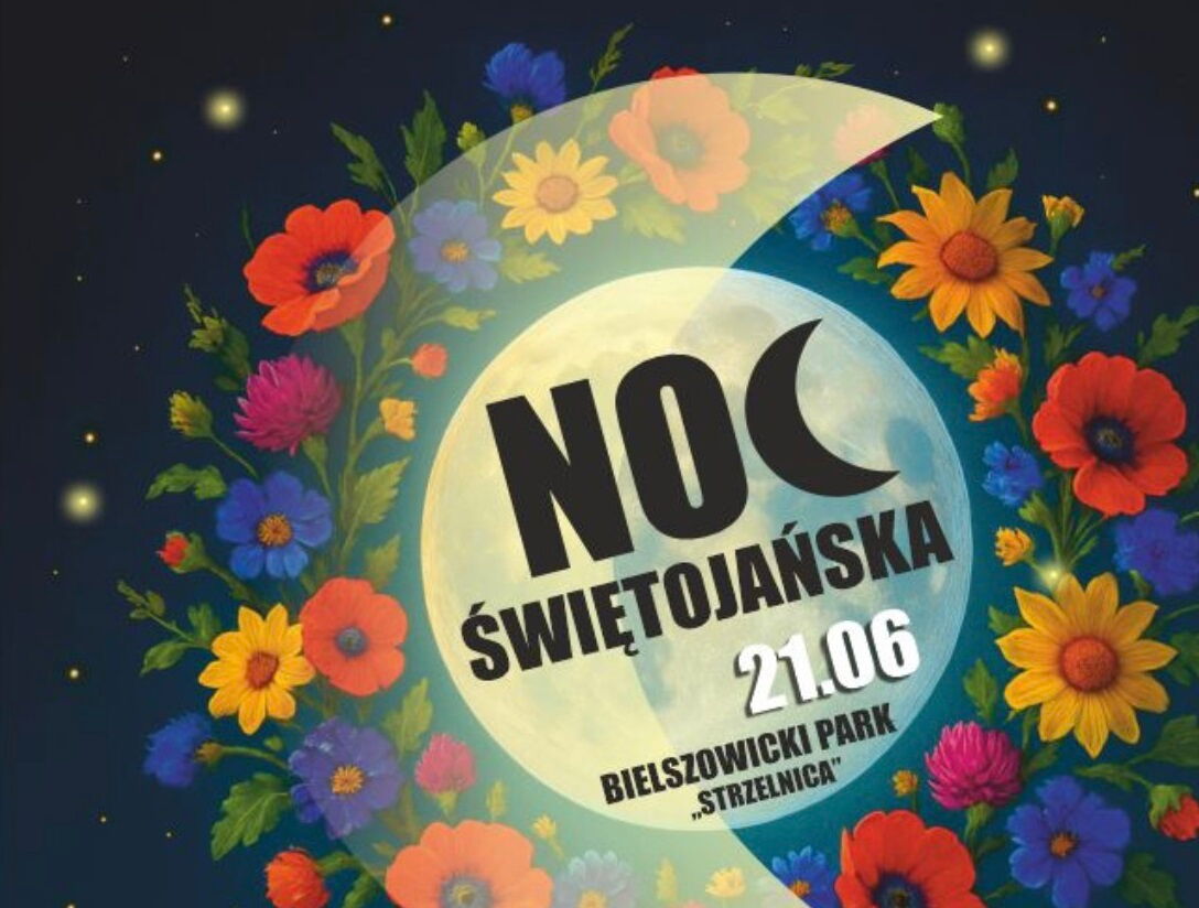 Grafika zapowiadająca Noc Świętojańską