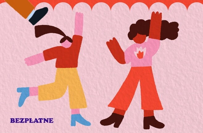 Grafika - para taneczna.