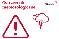 Ostrzeżenie przed burzami z gradem