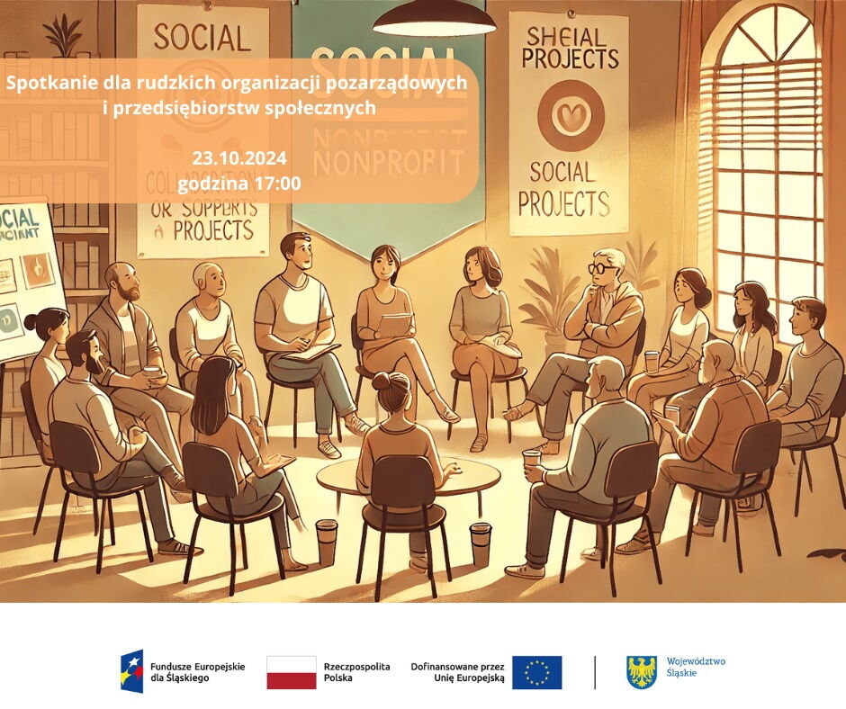 Grafika informująca o spotkaniu.