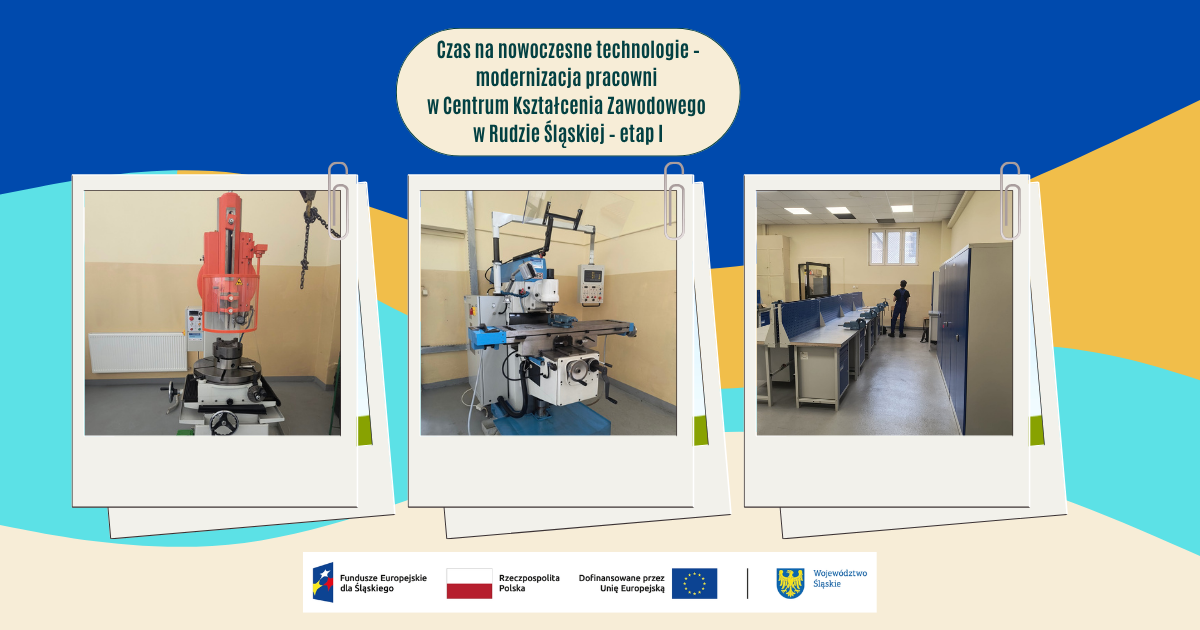 Maszyny zakupione w ramach projektu