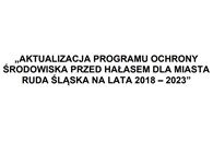 Aktualizacja programu ochrony środowiska przed hałasem 