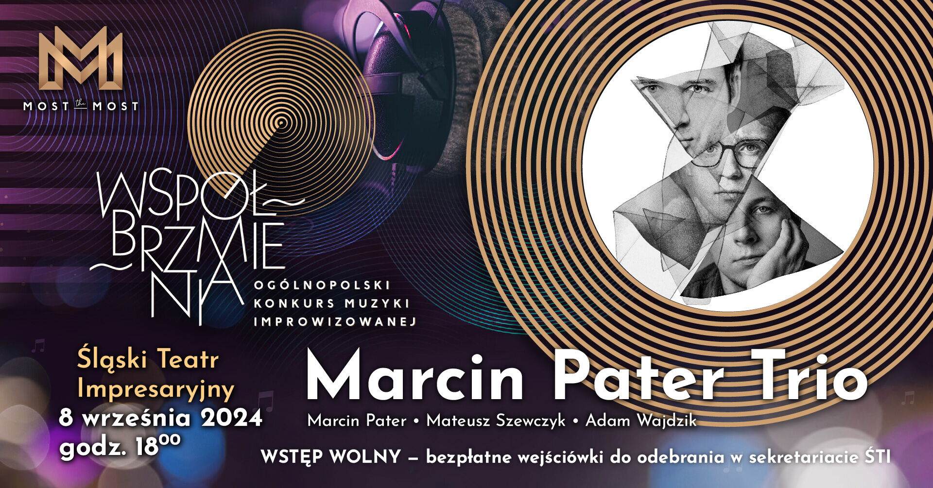 Grafika zapowiadająca koncert Współbrzmienia.
