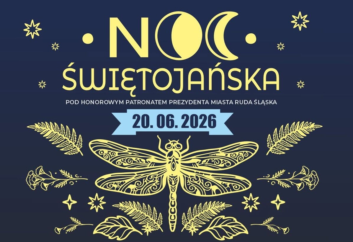 Grafika zapowiadająca noc świętojańską