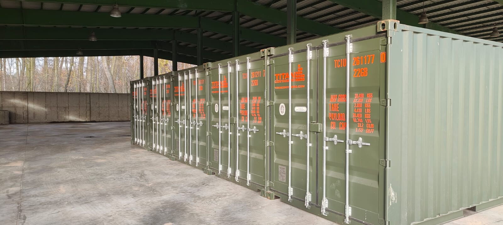 kontenery z przeznaczeniem na magazyny