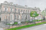 Teren przed MCK dla pieszych i rowerzystów