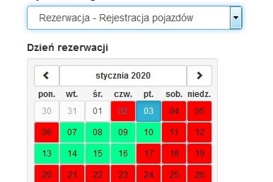 Zarezerwuj termin rejestracji pojazdu przez Internet