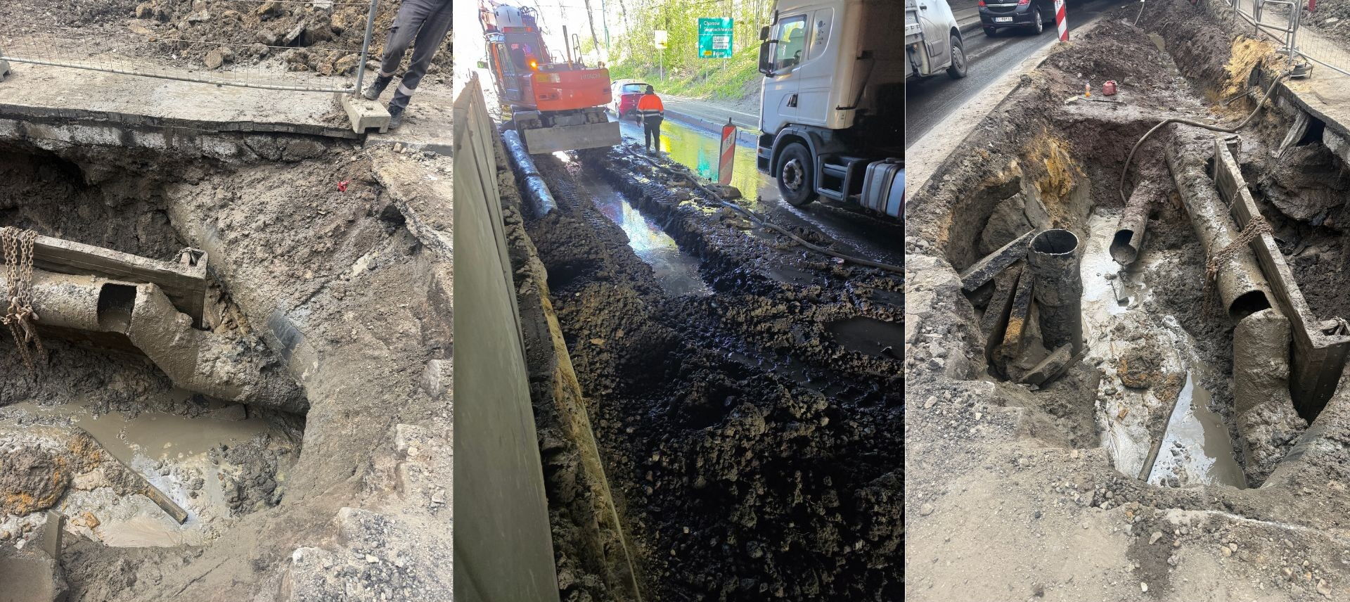 Podziemne „niespodzianki” spowalniają przebudowę ul. Dworcowej