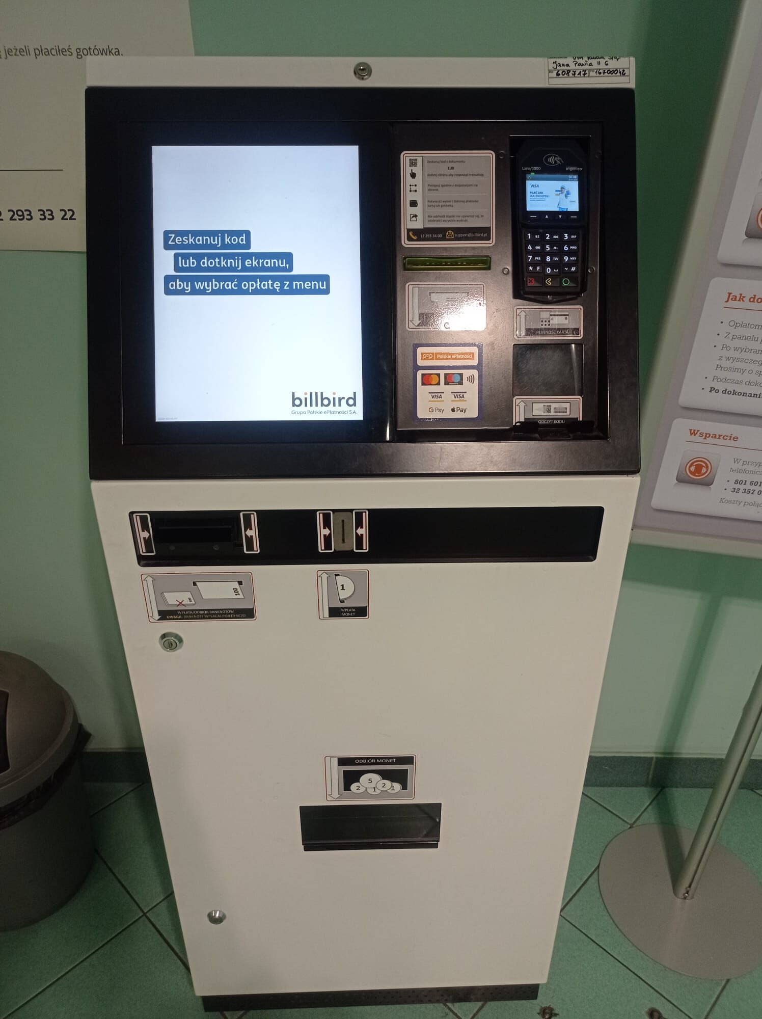 Przerwa w funkcjonowaniu opłatomatów