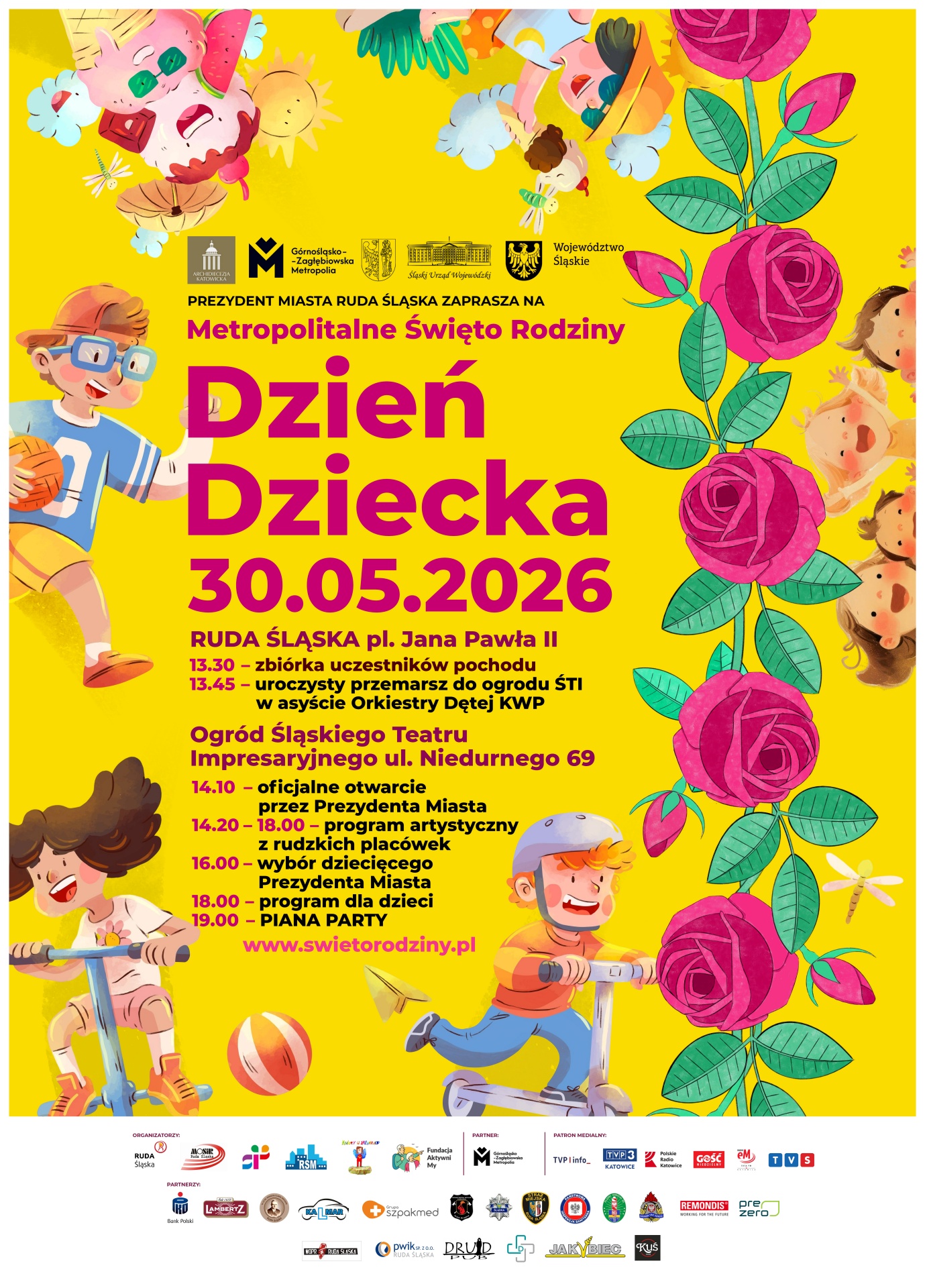 Grafika zapowiadająca Dzień Dziecka