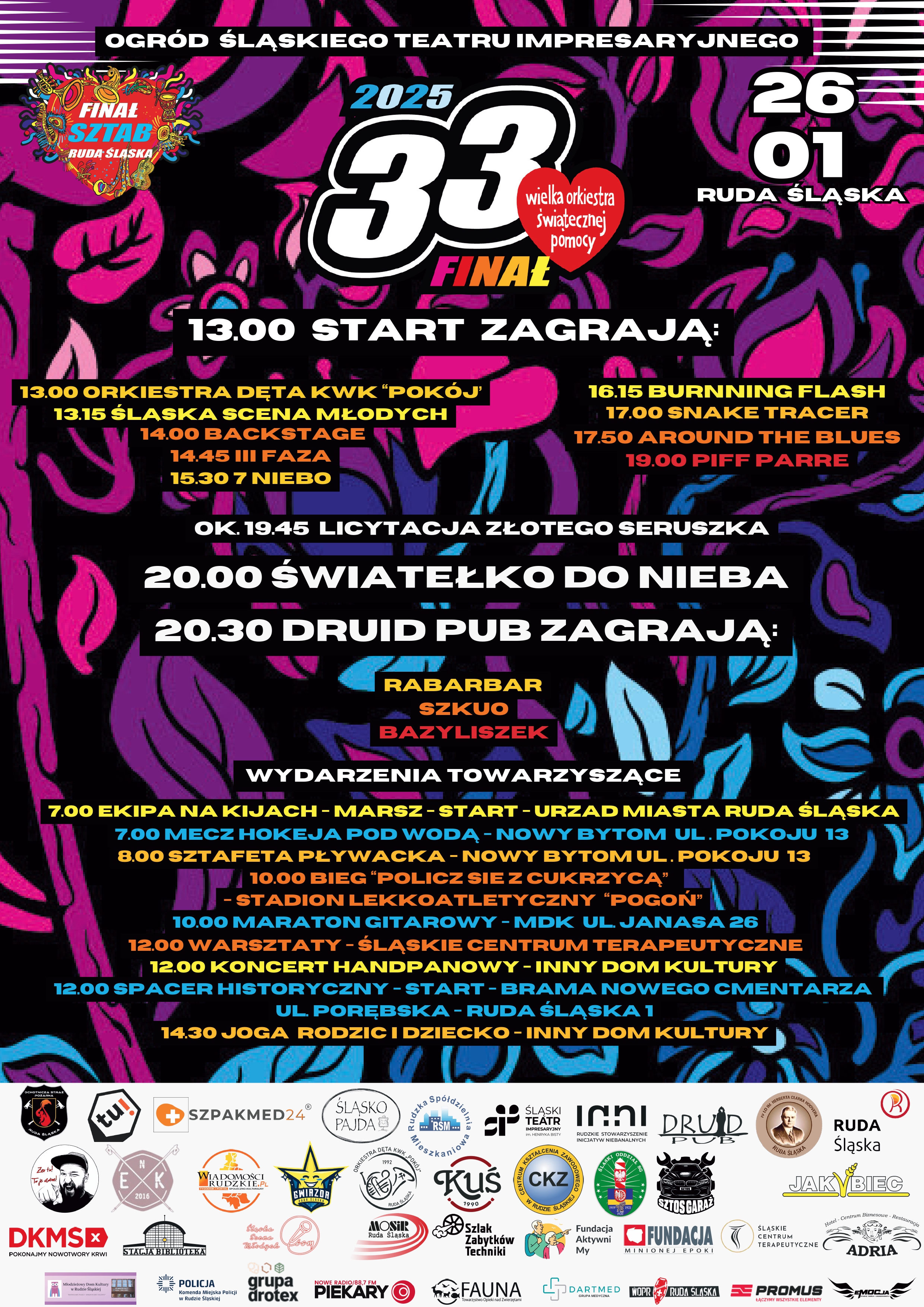 Grafika zapowiadająca WOŚP