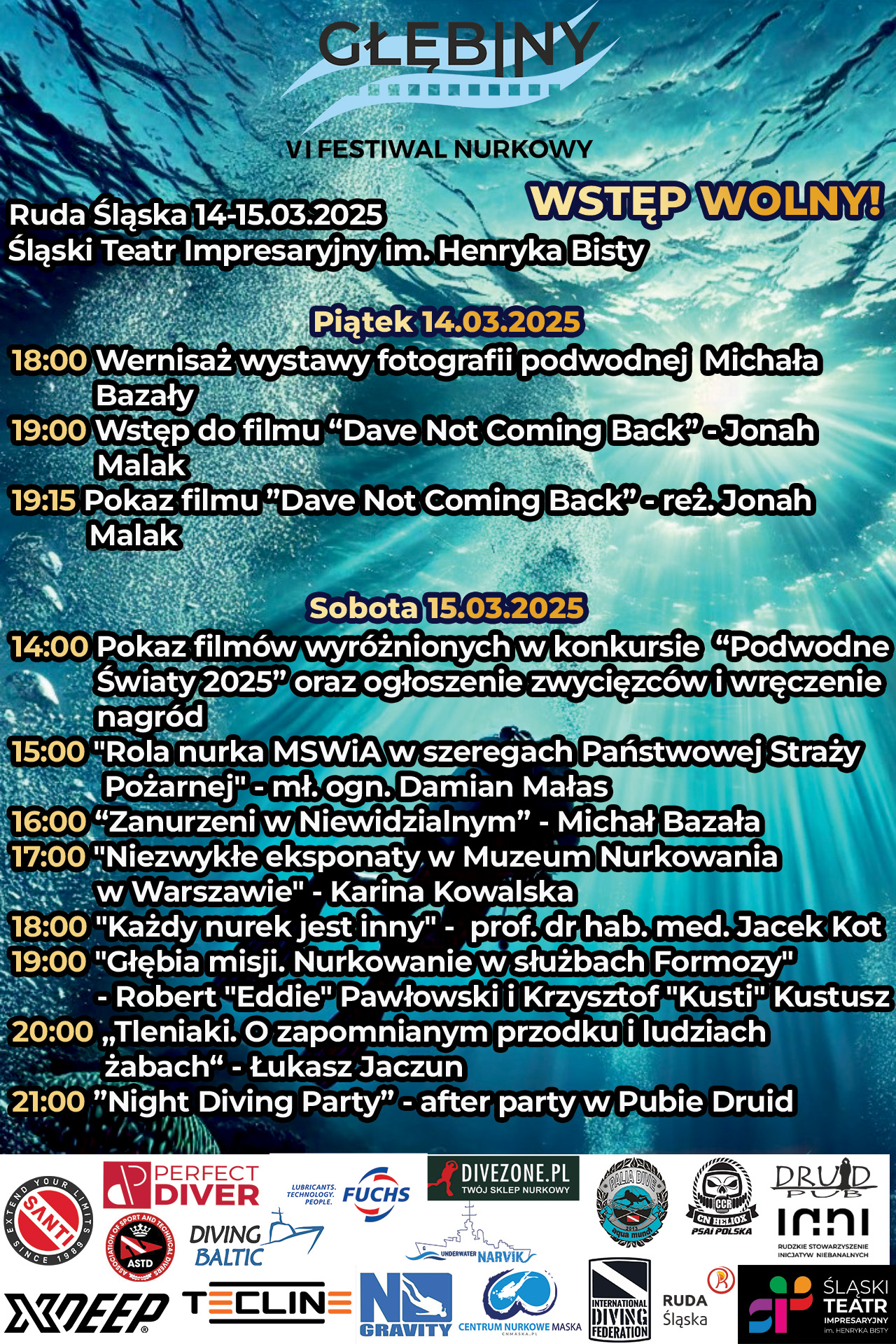 Grafika zapowiadająca Głębiny.