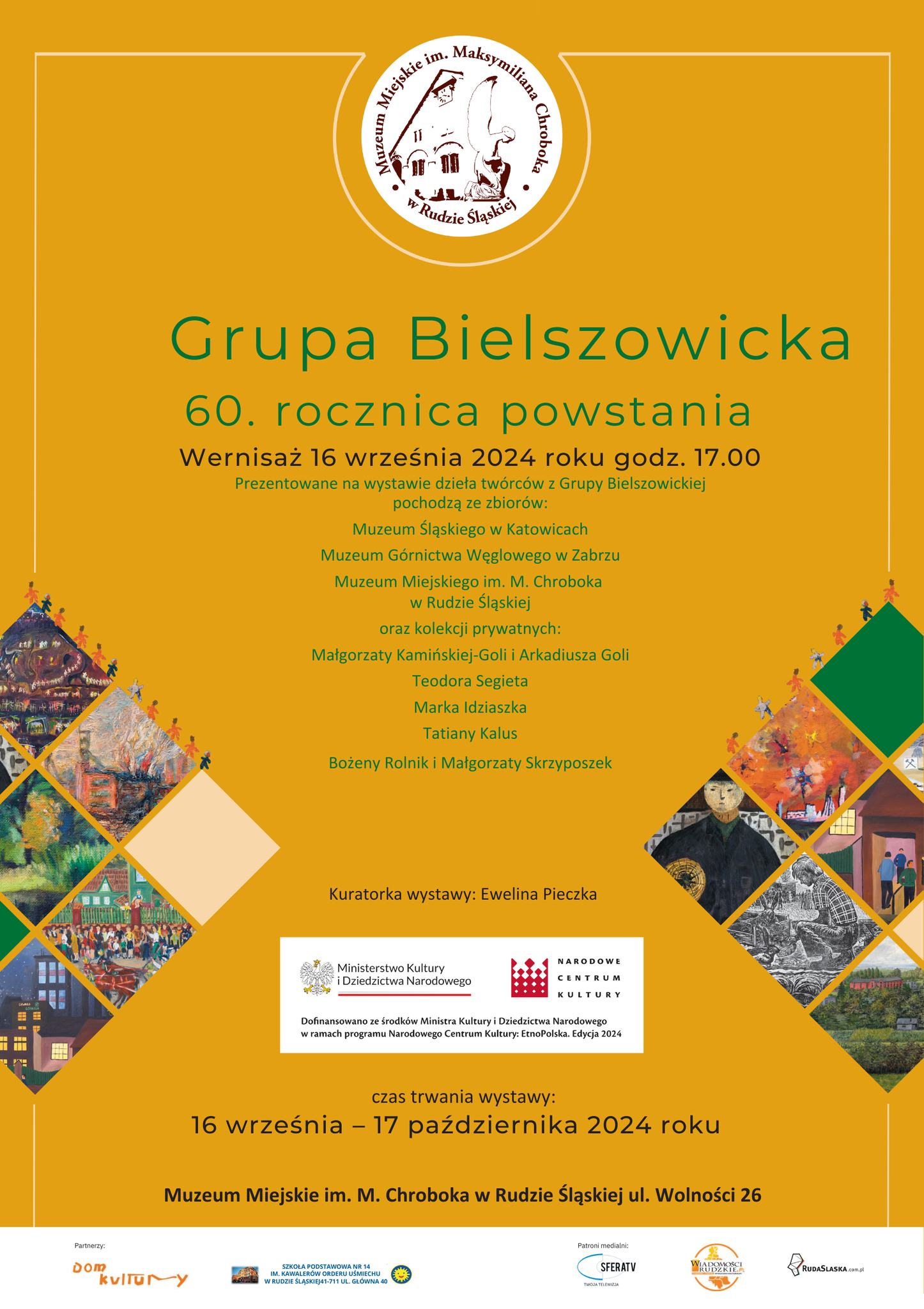 Grafika zapowiadająca wystawę