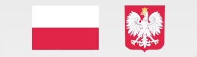 Flaga i godło Rzeczpospolitej Polskiej