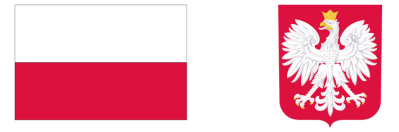 Flaga i godło Rzeczpospolitej Polskiej